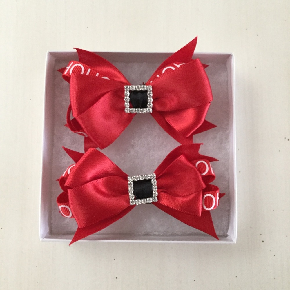 Custom Christmas Dog Bow
